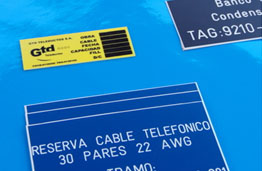 PLACAS DE IDENTIFICACION 